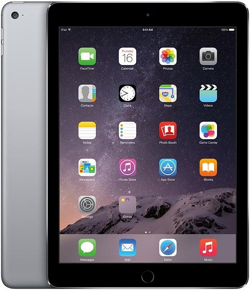 iPad Air 2 32GB - 1 År Garanti Begagnad i Nyskick - Svart Svart