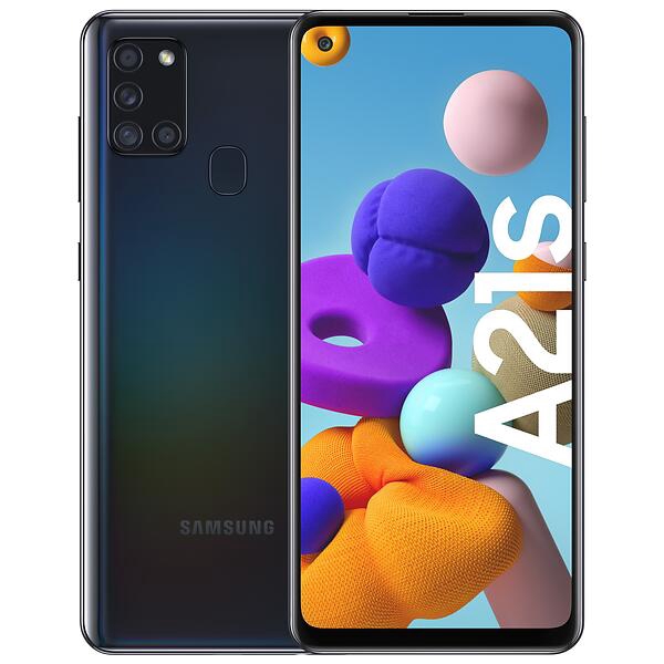 Samsung Galaxy A21s SM-A217F/DS Dual SIM 32GB - 1 År Garanti Begagnad i Nyskick - Svart Svart