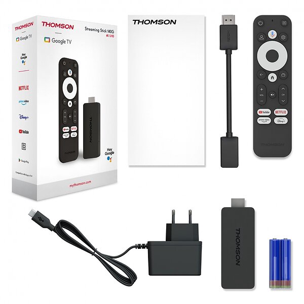 Thomson Streaming Stick 140G 4K - Svart - Original