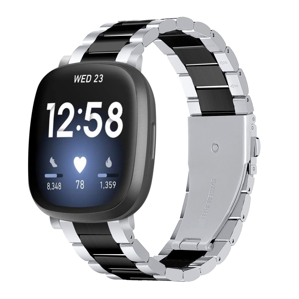 Metallarmband Fitbit Versa 3/Sense Silver