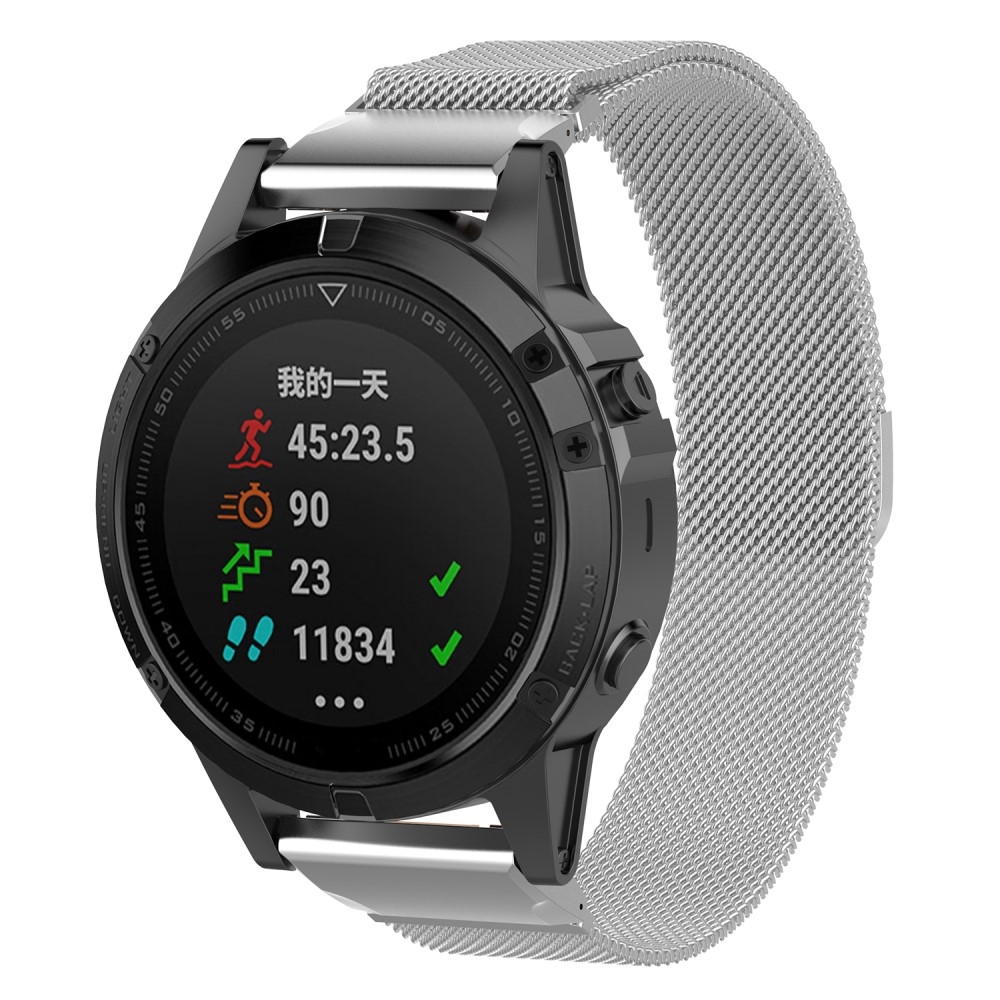Milanese Loop Armband Garmin Fenix 5/5 Plus/6/6 Pro