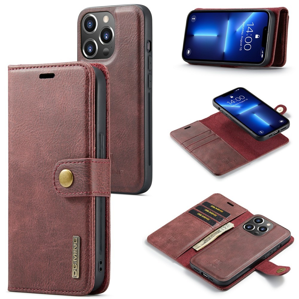 DG.MING 2-in-1 Magnet Wallet iPhone 15 Pro