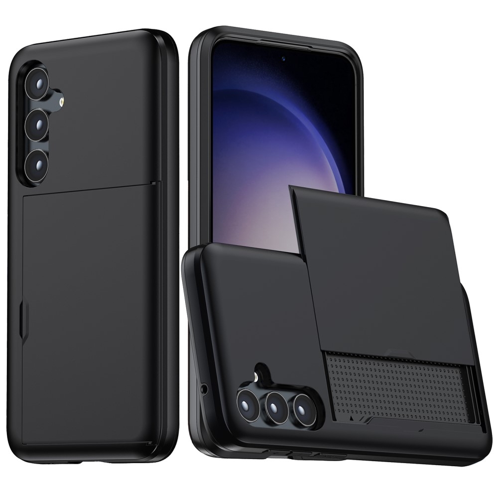 Samsung Galaxy S25 Skal Kortfack Svart