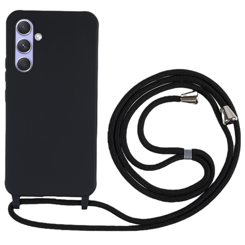 Samsung Galaxy S25 Skal Halsband Svart