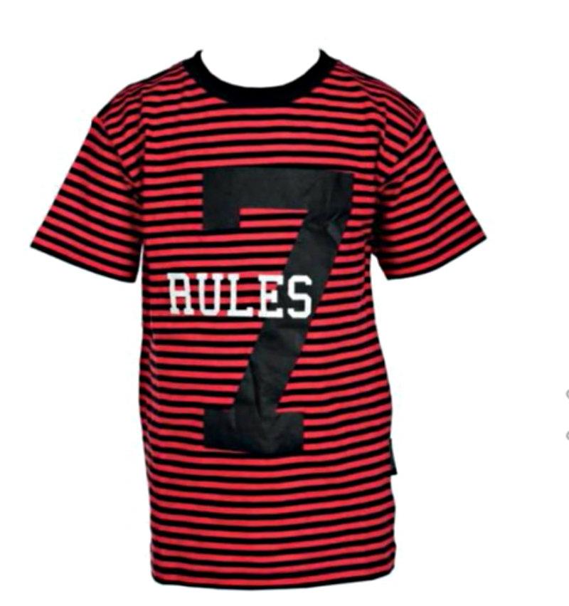 T-shirt Street Life Röd 98/104 cl