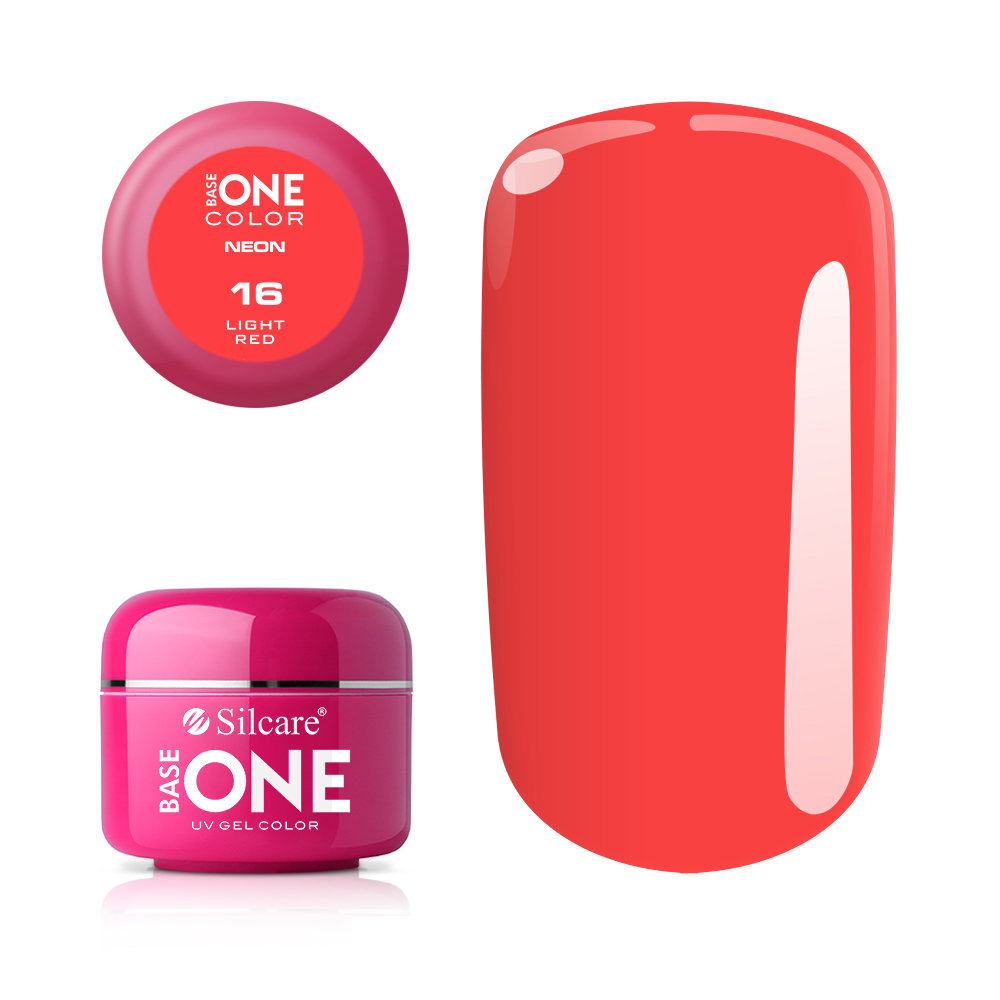 Base one - Neon - Light red UV-gel