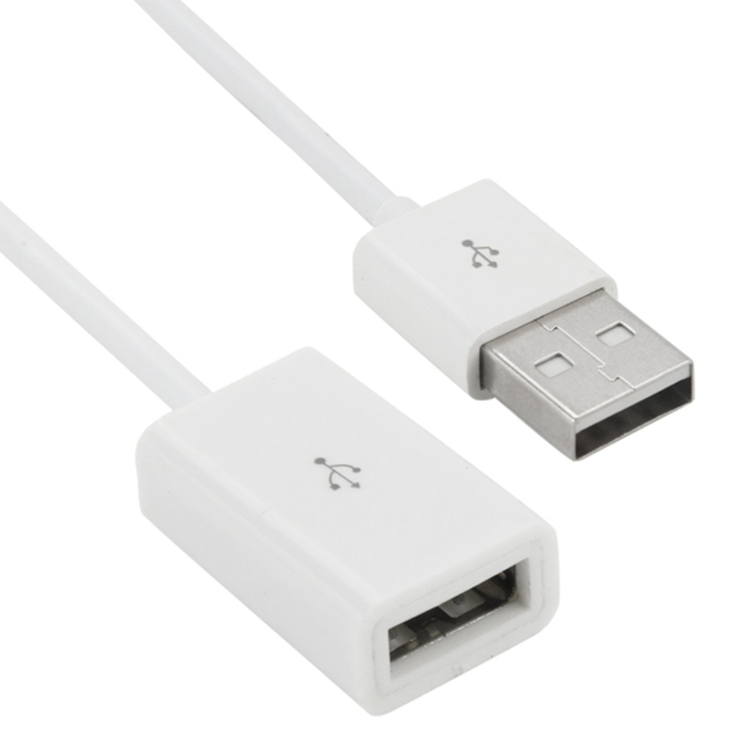 2-Pack Förlängningskabel USB - 1 meter