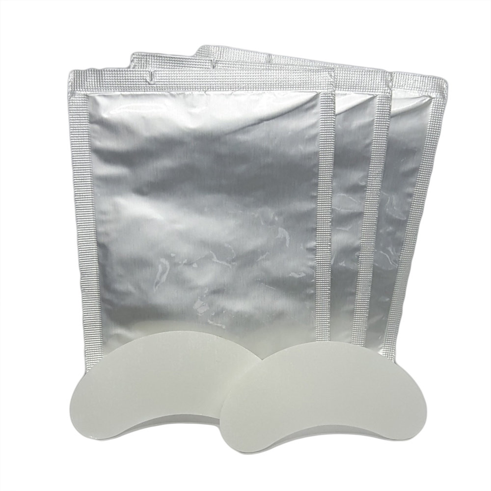 Eyepatches för ögonfransförlängning vit 100 st (50 par) 1 mm