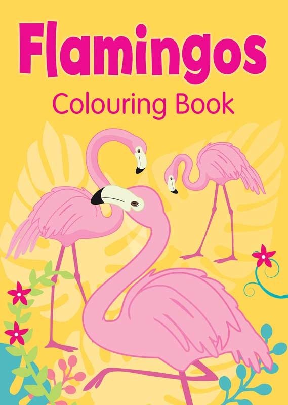 Köp 2 st FLAMINGO Målarbok Fyndiq