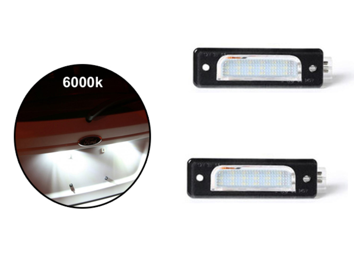 BMW E32 E34  Led skyltbelysning 6000k styling