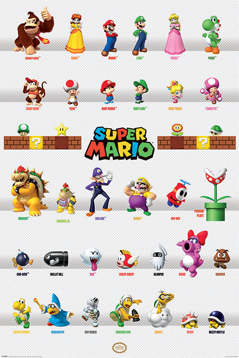- Super Mario - Character Parade