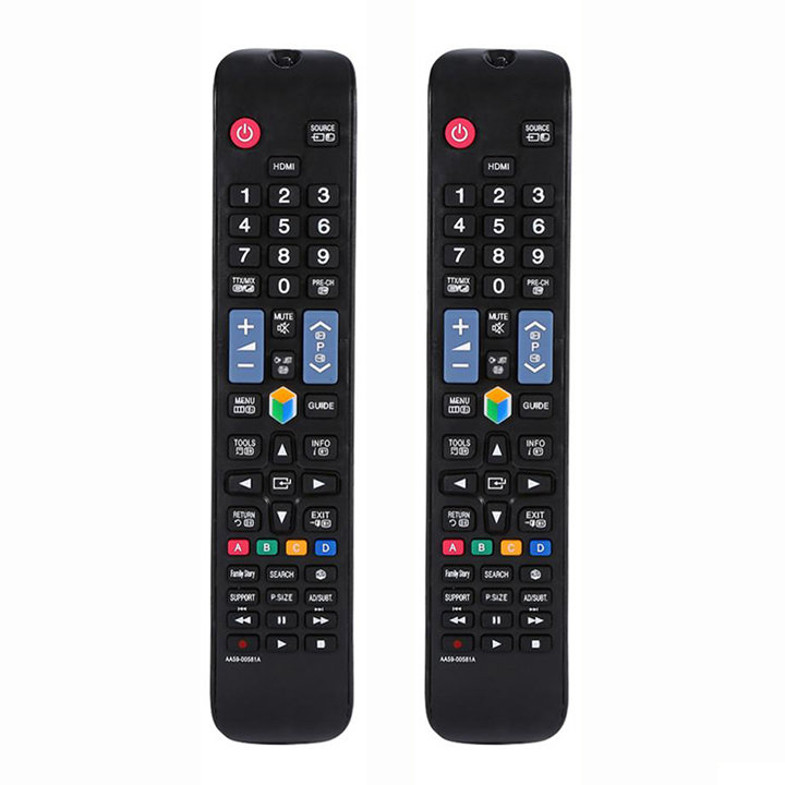2x Universal fjärrkontroll för Samsung smart TV