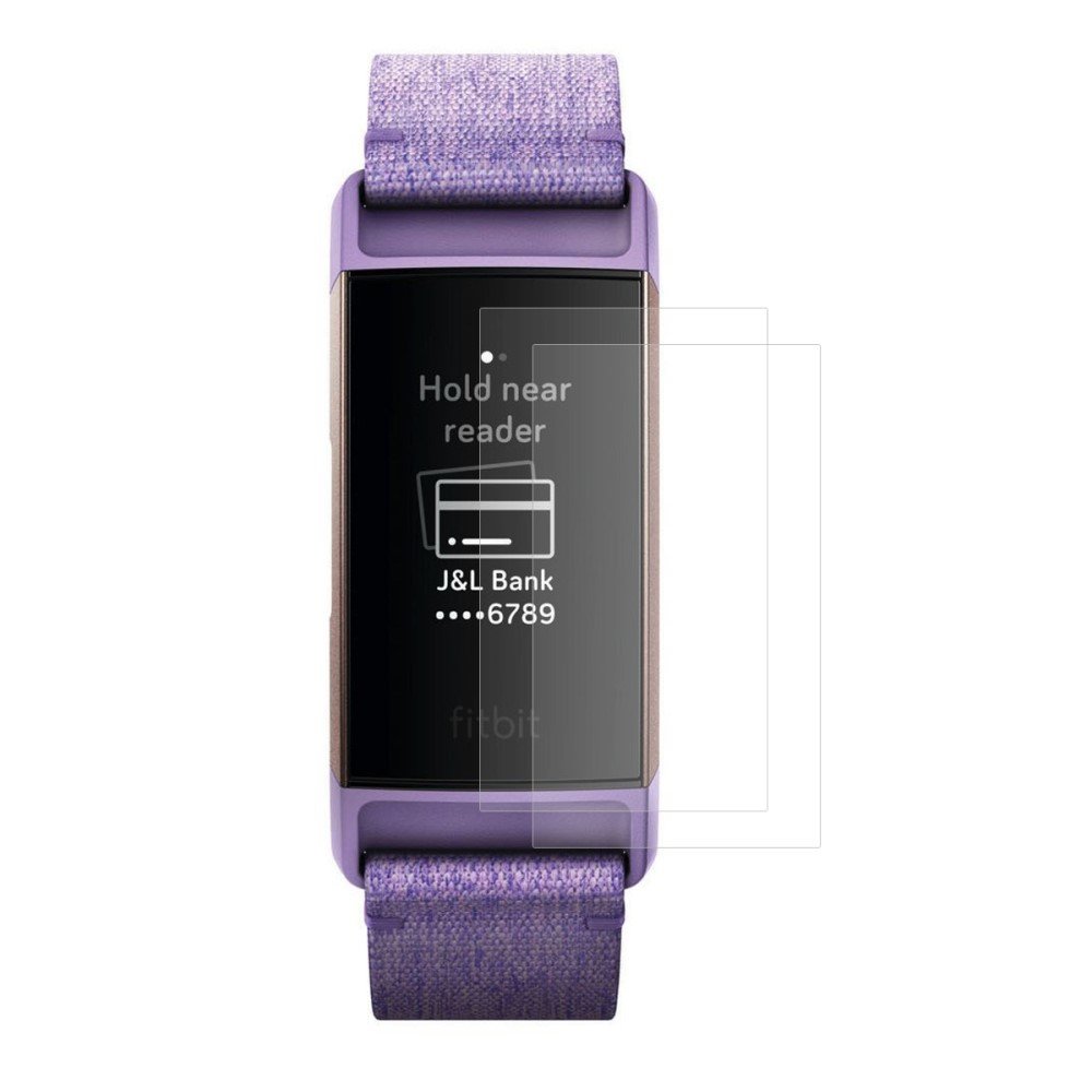 2 - pack HAT PRINCE Fitbit Charge 3 Mjuk Nano Super Skärmskydd